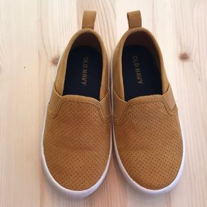 Old Navy Yellow Suede Loafers Size 7